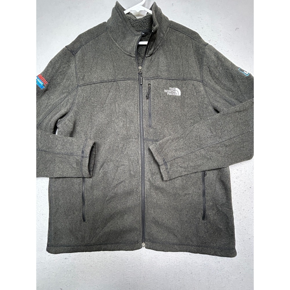 The North Face Gordon Lyons Full Zip Fleece Jacket Grey XL Mens